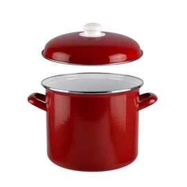 Perfect Home Bordó Zománcozott Fazék Fedővel (16 cm) – Klasszikus Konyhai Edény 14408