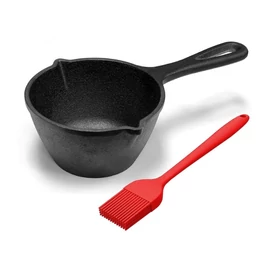 Perfect Home Öntöttvas Pácoló/Szószos Lábas Szilikon Ecsettel (kb. 0,5 Liter) 16646