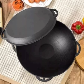 Perfect Home Öntöttvas 3in1 lábas/bogrács/szeletsütő 32 cm 12411