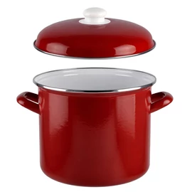 Perfect Home Bordó Zománcozott Fazék fedővel 22 cm 28063