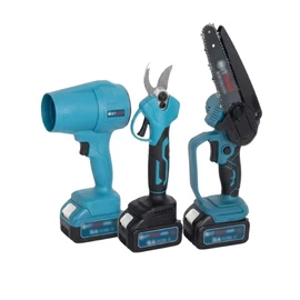 HITMAN Akkumulátoros Kerti Szett (3 az 1-ben) – Lombfúvó, Metszőolló, Láncfűrész HT-BCD3-6447PRO