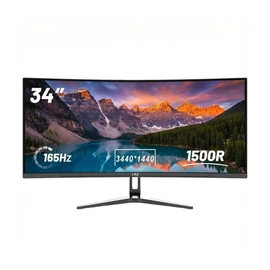 LXZ 34" Ultraképernyős Ívelt Gaming Monitor – UWQHD 165Hz RY883079