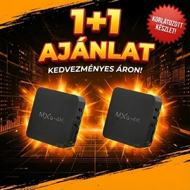 MXQ 4k android tv okosító 1+1 AJÁNLAT MXQ4K-2