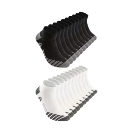 40 Pár Férfi Bokazokni Szett (20 fekete + 20 fehér) ER1482098-1