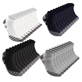 40 Pár Férfi Bokazokni Szett  (Fehér, Fekete, Szürke, Tengerészkék)