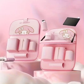 Rajzfilmfigurás autós ülés- és szervező készlet rózsaszín BG3514207