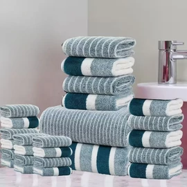 25 részes törölköző szett sötétzöld DV6728756-SZD