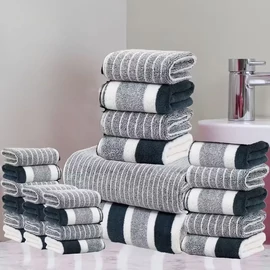 25 részes törölköző szett sötétszürke DV6728756