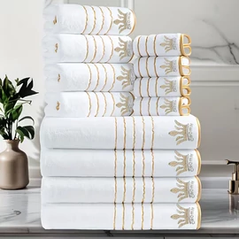 12 részes Crown törölköző szett fehér RP8527676