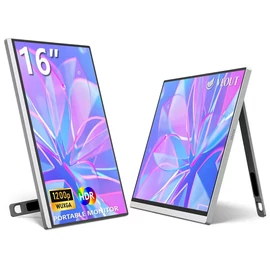 16 hüvelykes hordozható monitor szürke 1920x1200 IPS YY7904221-SZ