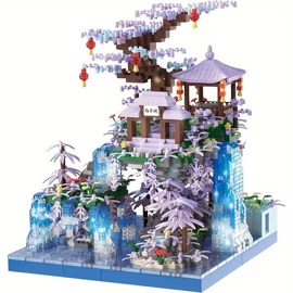 Tündérpavilon a Vízesés Felett – 2436 Darabos Prémium Építőkészlet GY11147574