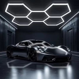 Hatszögletű LED Mennyezeti Lámpa 5 Rács NL1153999-5