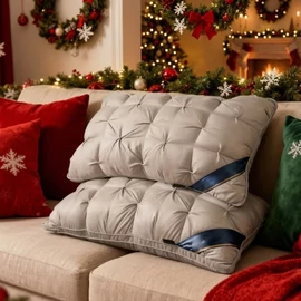 2 Darabos Prémium Mikroszálas Párna Szett (48 x 74 cm) (Szürke) PV11470751-S