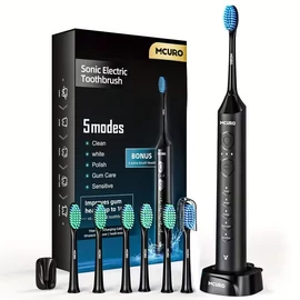 Prémium Szónikus Elektromos Fogkefe Szett – 5 Mód és 3 Intenzitási Szint VG299056-F