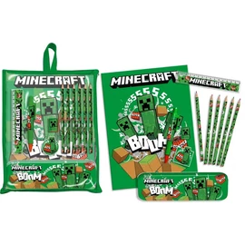 Minecraft írószer szett 13 db-os tolltartóval 1K7737299