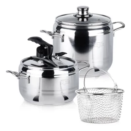 Rozsdamentes Acél Kukta Szett – 3,5 L és 5 L (2 db-os készlet) 113044