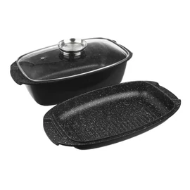 GRANDE 3 az 1-ben Gránit Tepsi és Grill Serpenyő Szett (5 L) 127025