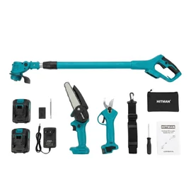 HITMAN Akkumulátoros Teleszkópos Kerti Szett HT-RSX-6477