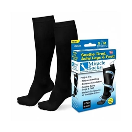 Miracle Socks Kompressziós Zokni Visszérre - Fekete EHW1240