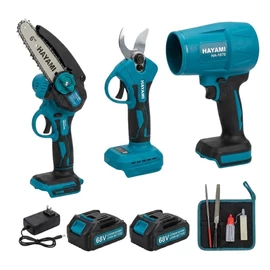 HAYAMI akkumulátoros kerti szerszám szett – 3 az 1-ben, 68V HA-1070
