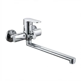 Falra Szerelhető Konyhai Csaptelep Extra Hosszú Kifolyócsővel – Fényes Króm CS32