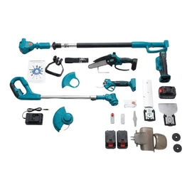 BI-TANG lítium akkumulátoros kerti szerszámkészlet teleszkópos nyéllel BIT-1082