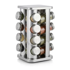 Cheffinger forgó fűszertartó készlet – 16 részes CF-SR16