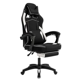 VECTOR forgatható gamer szék masszázsfunkcióval és lábtartóval KO48B