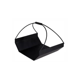 Hunor Fekete Fém Fatároló – Modern Tűzifatartó HUNOR-KIEG-002