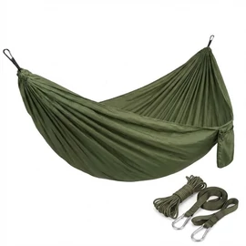 TRIZAND Túra Függőágy Szúnyoghálóval – 260x140 cm (Zöld) 25364