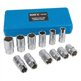 BLACK Professzionális Lambdaszonda Kiszedő Dugókulcs Készlet 14058