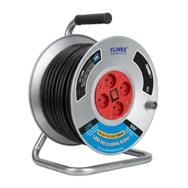 Flinke 50 m-es hosszabbító kábel dob – 3×2,5 mm² FNK50