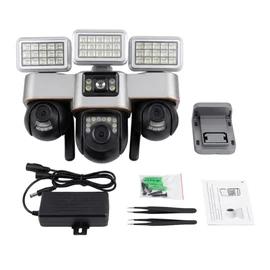 Smart Net Camera 3 lencsés kültéri WiFi kamera reflektorral K-323