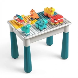 Kreatív 2 az 1-ben Építőkocka Asztal Szett – 100 db-os Óriás Építőjáték 4QMX6568KW