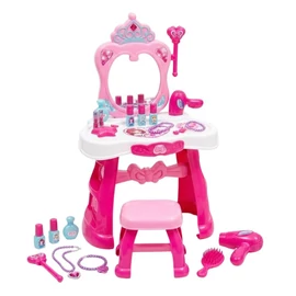 Játék Fésülködő Asztal Szett – Fény- és Hangeffektekkel DTB02