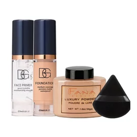 4 Részes Hibátlan Alapozó Sminkkészlet - Rose Brown Árnyalat