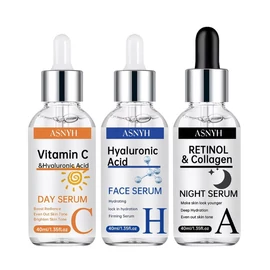 ASNYH Arcápoló Szett - C-vitamin, Retinol és Hialuronsav (3 x 40ml) WG11347298-40