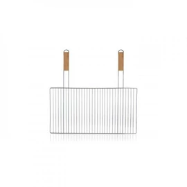 BBQ Grill Rács Fa Fogantyúval - 57x30 cm (Dupla Nyelű) 8591022461709