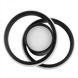 Modern Kétkörös LED Mennyezeti Lámpa - 2 Gyűrűs Design LEDL-08