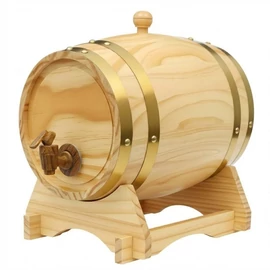 Természetes Fenyőfa Hordó – 5 Literes (Prémium Kivitel) WT11958143