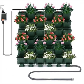 36 Darabos Prémium Függőleges Növényfal Automata Öntözőrendszerrel - Zöld XU11961150