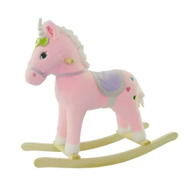 Rózsaszín Plüss Unikornis Hintaló Hangeffektekkel 039308