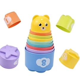 Színes macis kupakozó torony babáknak CJ5098239