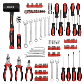 Black Professzionális Kéziszerszám és Kulcskészlet – 157 darabos 10424