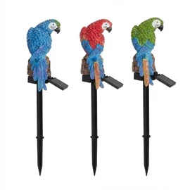 Papagáj Alakú Szolár Kerti Világítás – Színes Napelemes Dekoráció 16015