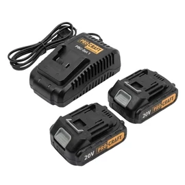 ProCraft Professzionális Akkumulátor és Töltő Készlet PBC-SET1