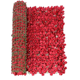 Kültéri Művirágos Belátásgátló, Kerítésdekoráció 50x100cm GP352405-P