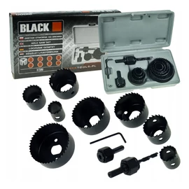 BLACK Lyukfűrész készlet 11 részes 21000