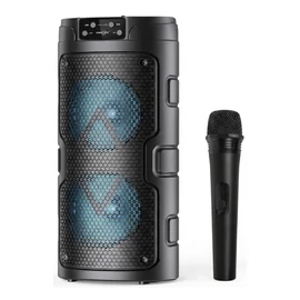 Bluetooth party hangszóró mikrofonnal – RGB, FM rádió GTS-2129