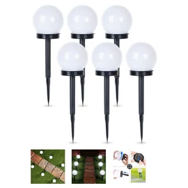 Napelemes LED kerti lámpa szett 6db 489292